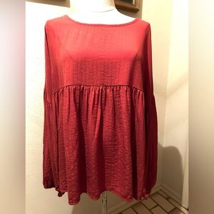 NWOT Russet Orange Boho Women's Top